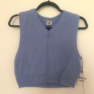 NWT Sunday Best Sweater Vest